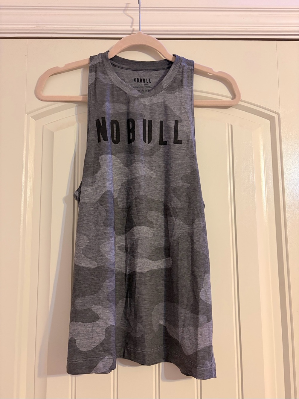 NOBULL Gray Camo Muscle Tank